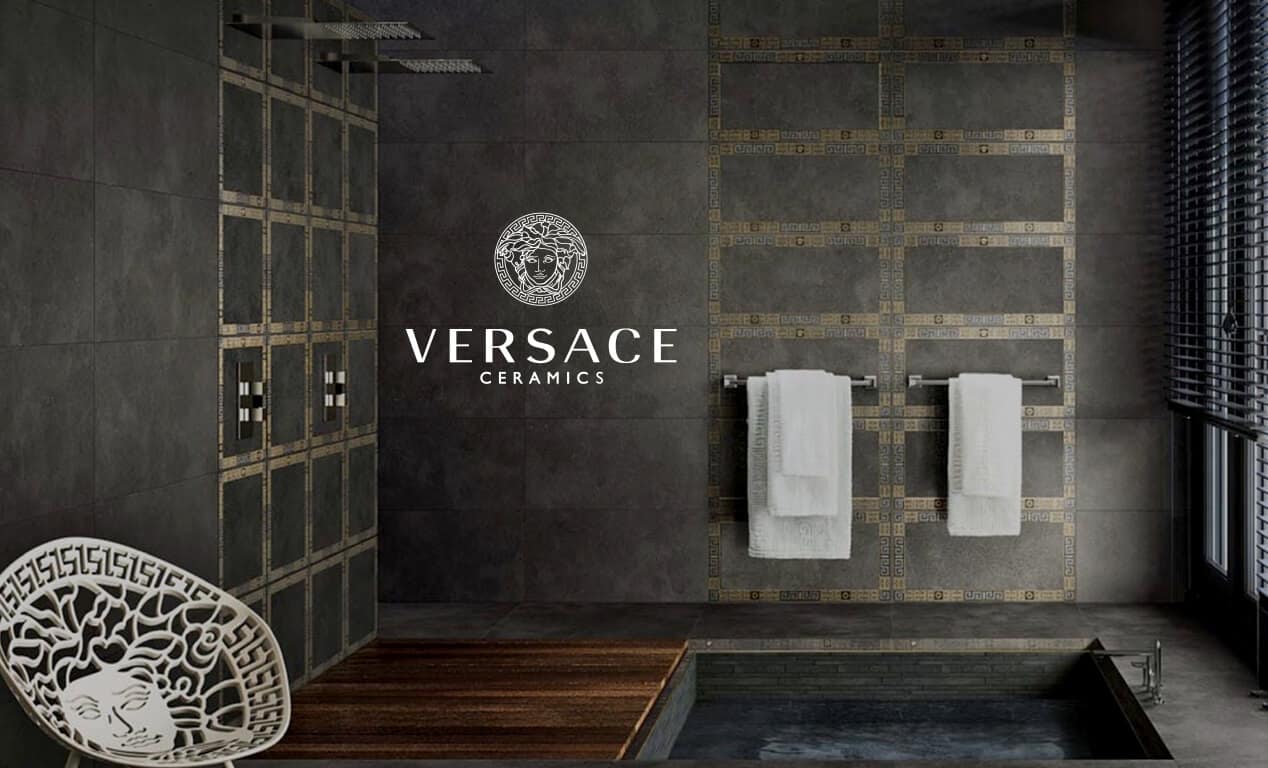 versace tile bathroom