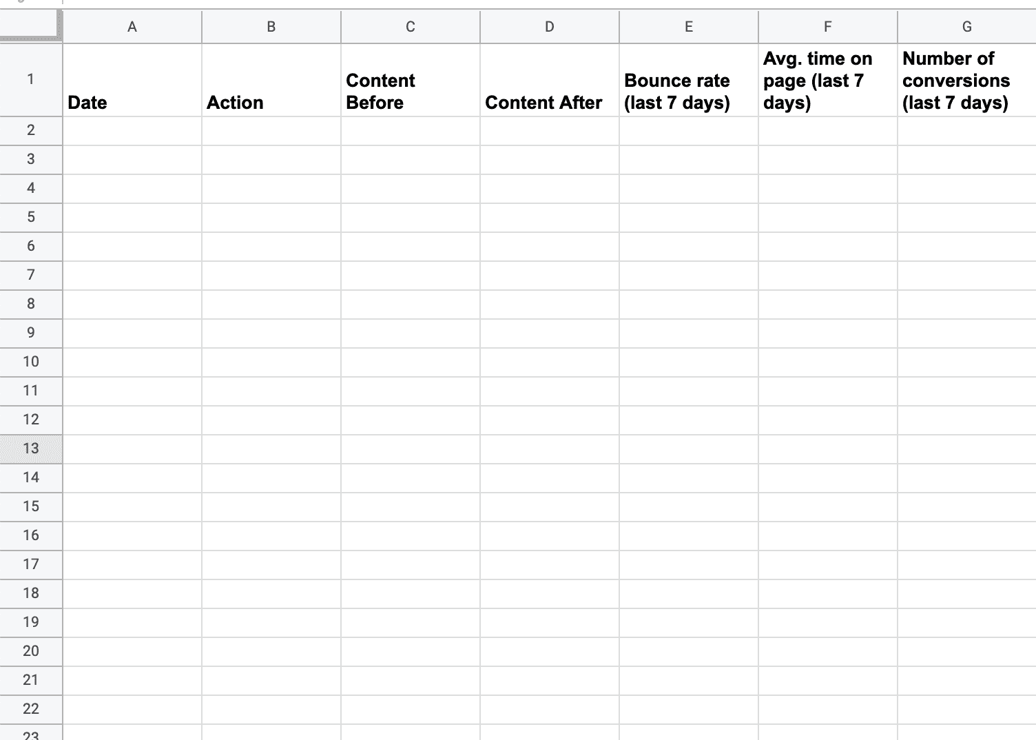 Marketing Journal Example